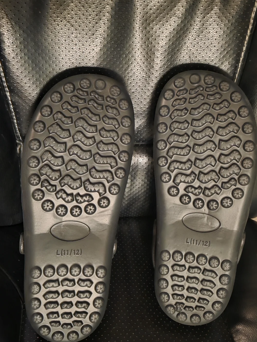 Black Slip-On Clog Sandals